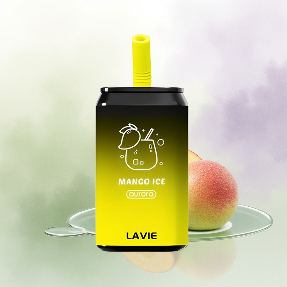 LAVIE Aurora 11000 Pūšu Vienreizējās Lietošanas Vape Mango Ledus 22ML 650mAh