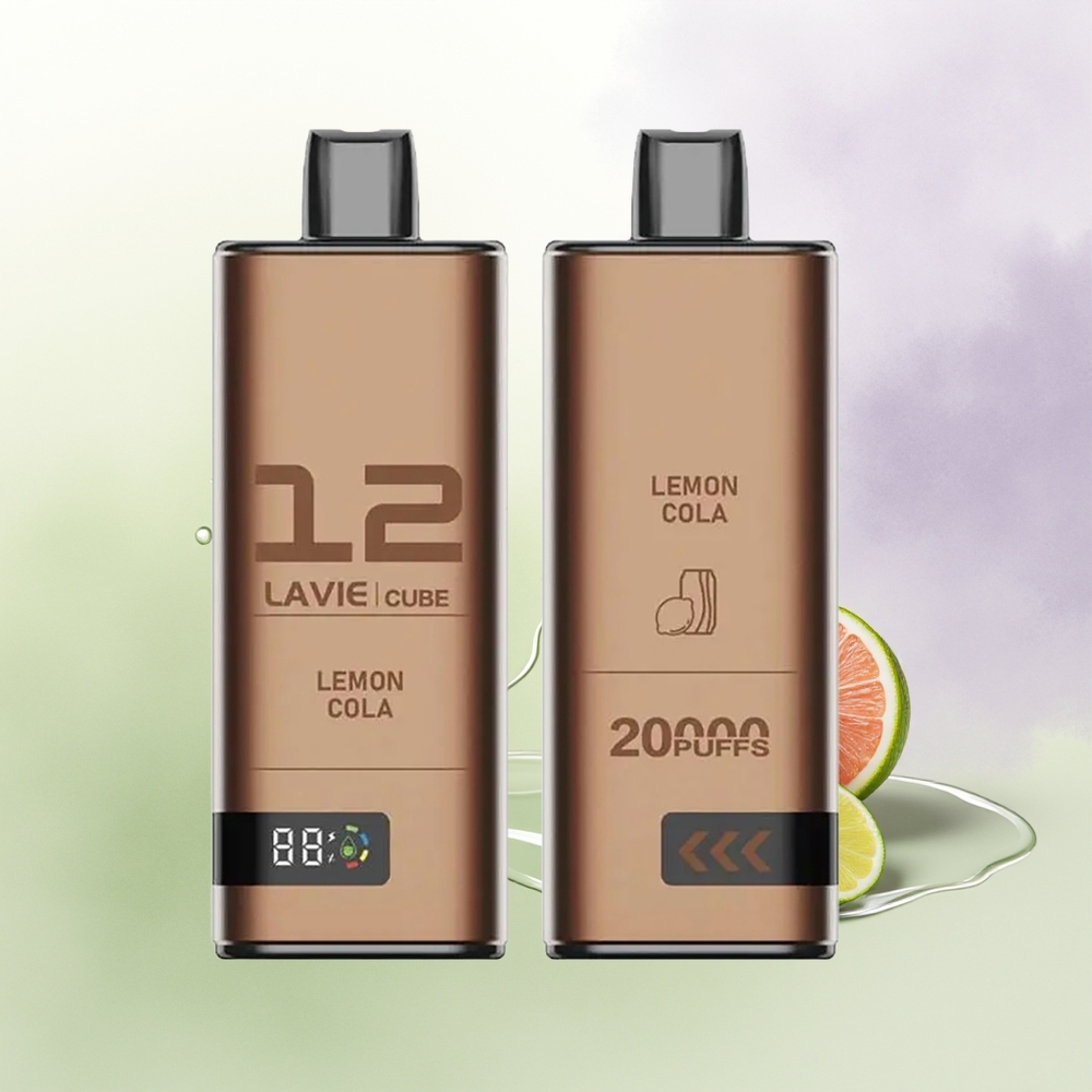 LAVIE Cube 20000 Pūfi Vienreizējās Lietošanas Vape Citronkola 28ML