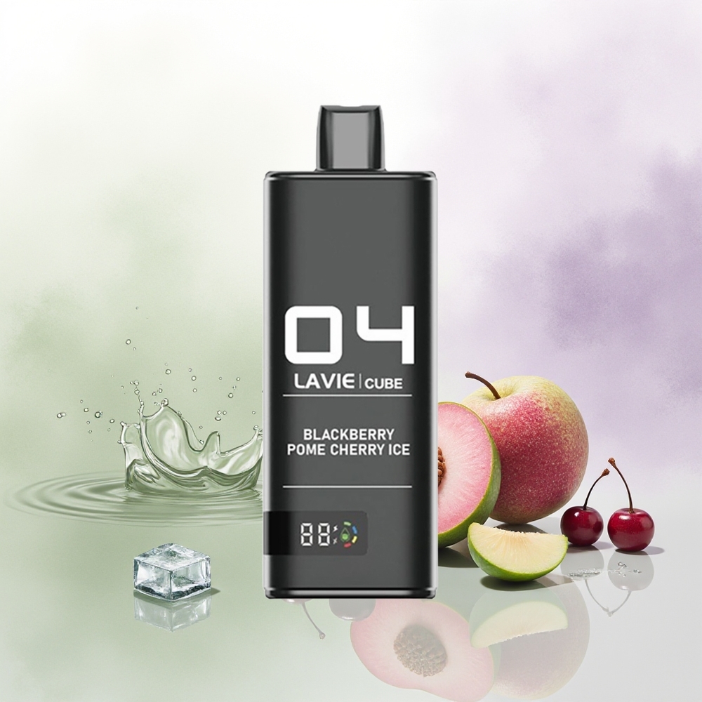 LAVIE Cube 20000 Pūšas Vienreizējās Lietošanas Vape Sarkanno ķiršu Avenes Ledus 28ML 600mAh