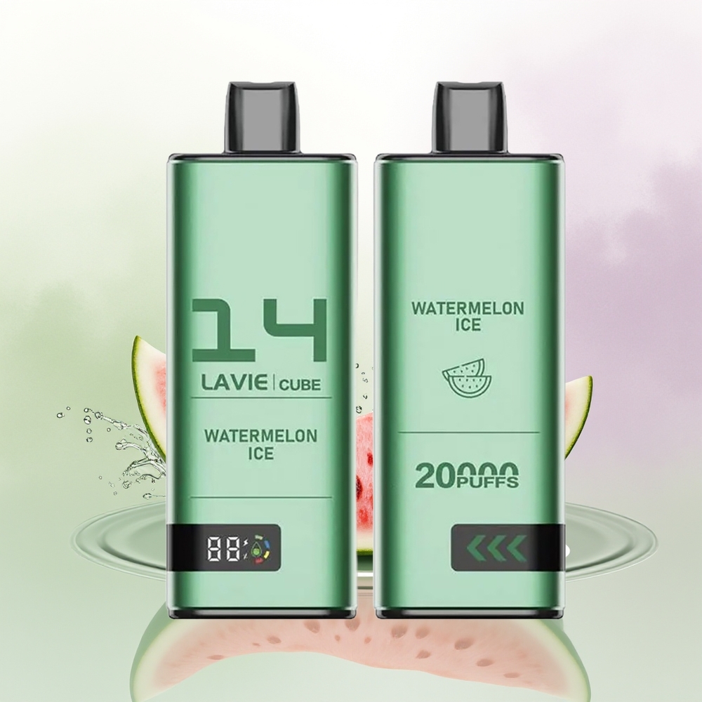 LAVIE Cube 20000 Pūšu Vienreizējās Lietošanas Vape Arbūzu Ledus ar 28ML un 600mAh