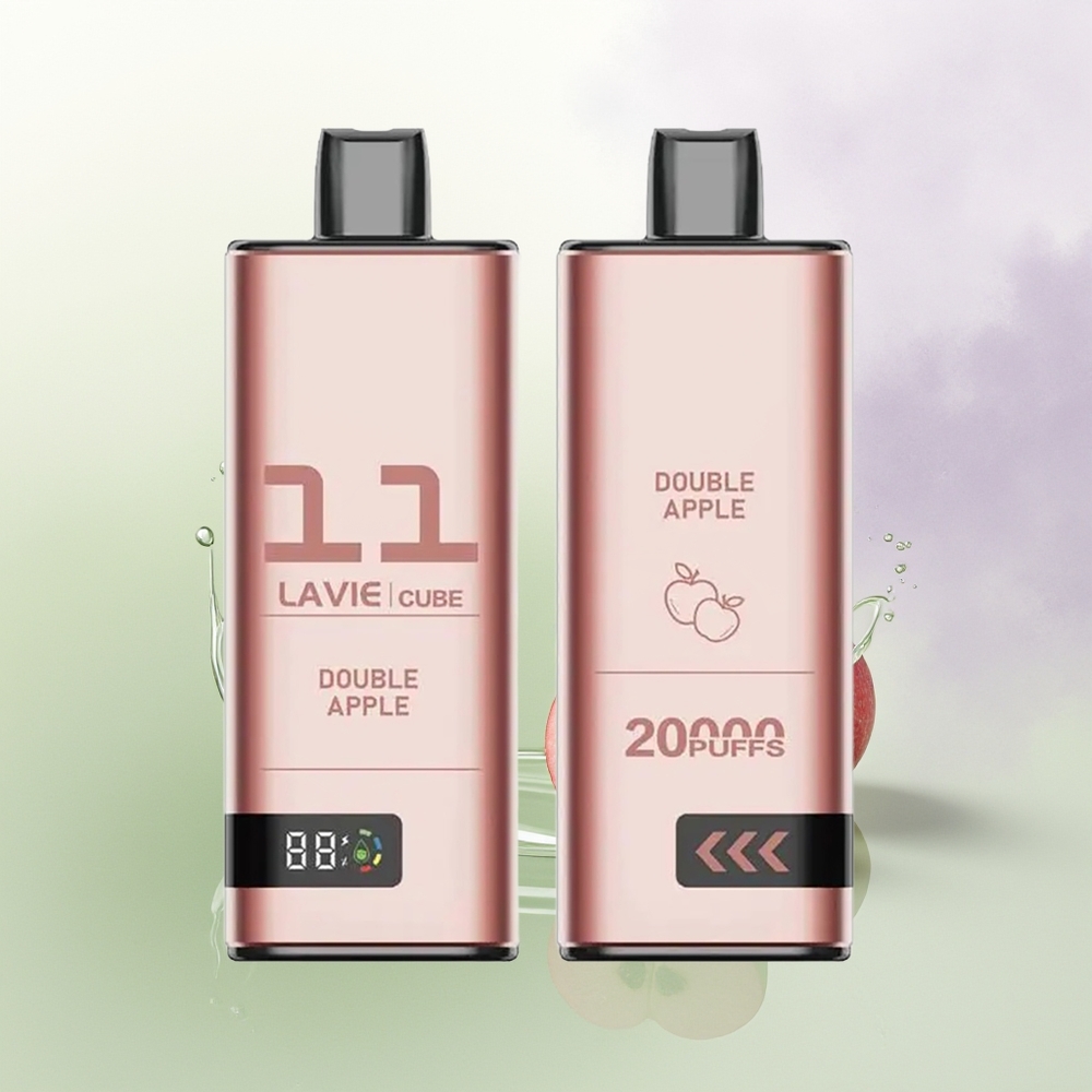 LAVIE Cube 20000 Pūšu Vienreizējās Lietošanas Vape Dubultā Ābele 28ML 600mAh