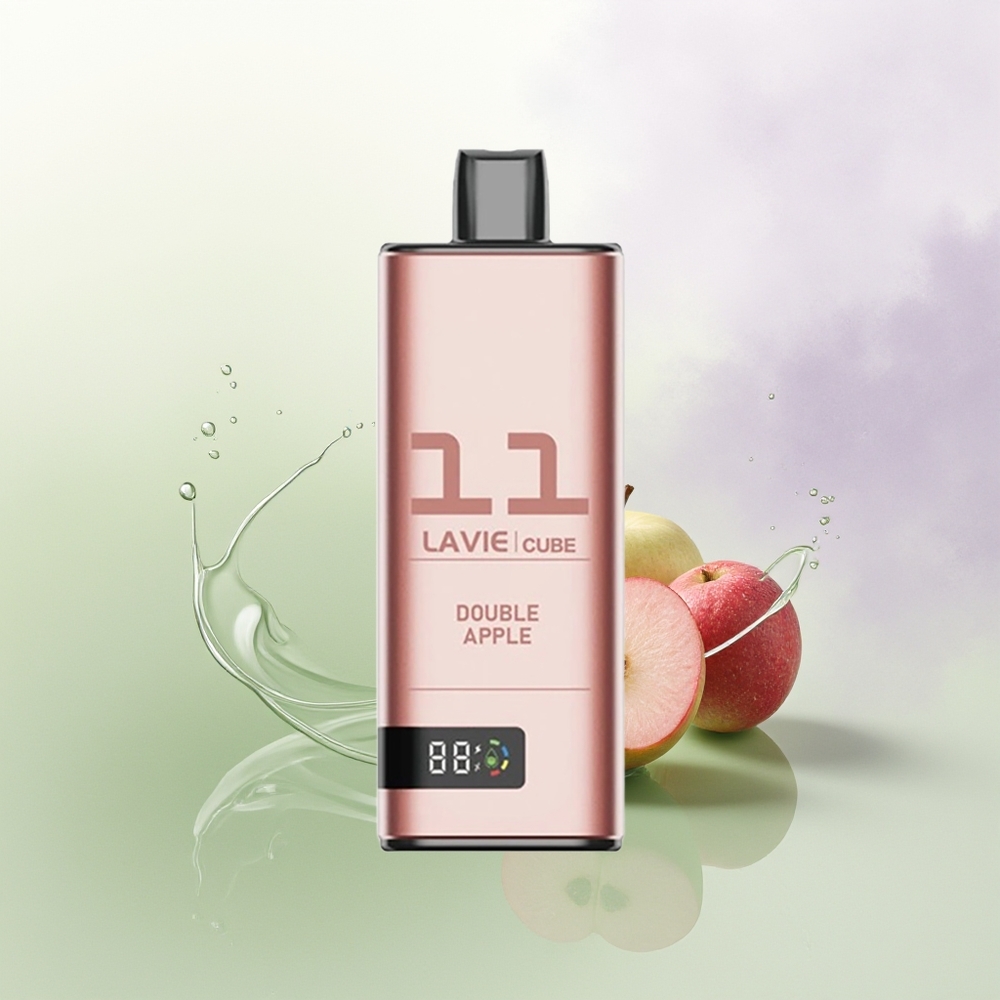 LAVIE Cube 20000 Pūšu Vienreizējās Lietošanas Vape Dubultā Ābele 28ML 600mAh