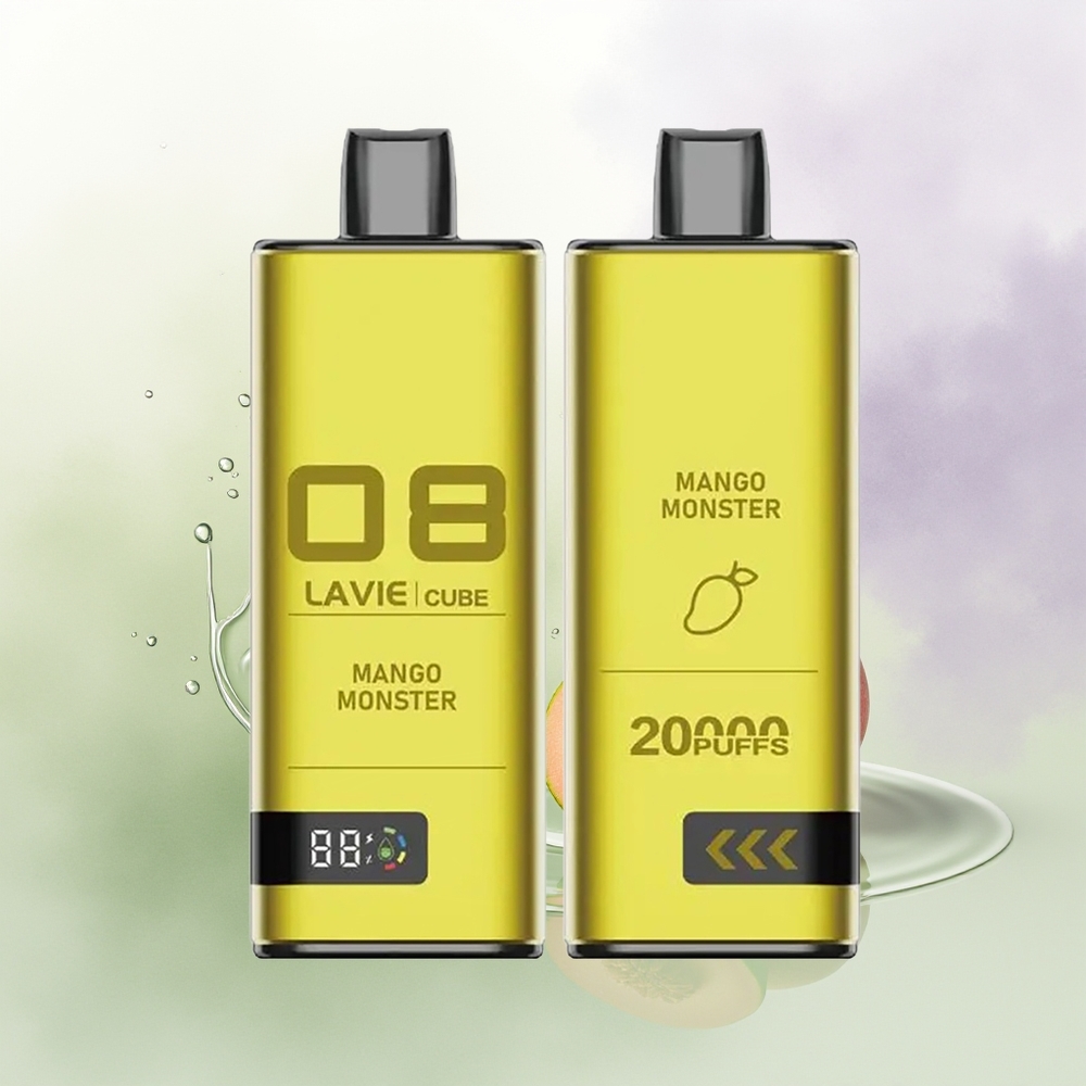 LAVIE Cube 20000 Pūšu Vienreizējās Lietošanas Vape Mango Monstrs 2 Sāls Nikotīns