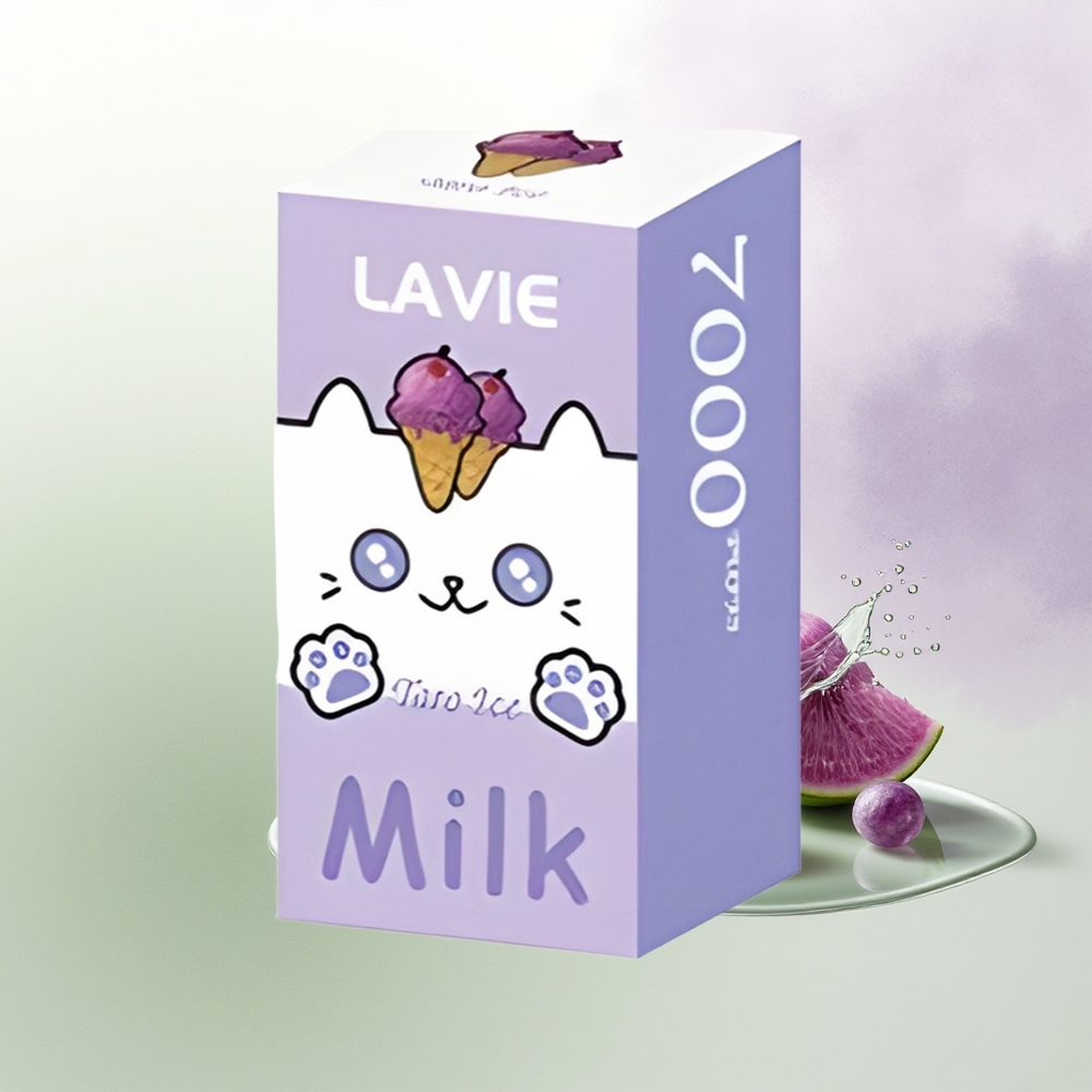 LAVIE Milk 7000 Puffs Vīnogu Ledus 16ML 600mAh