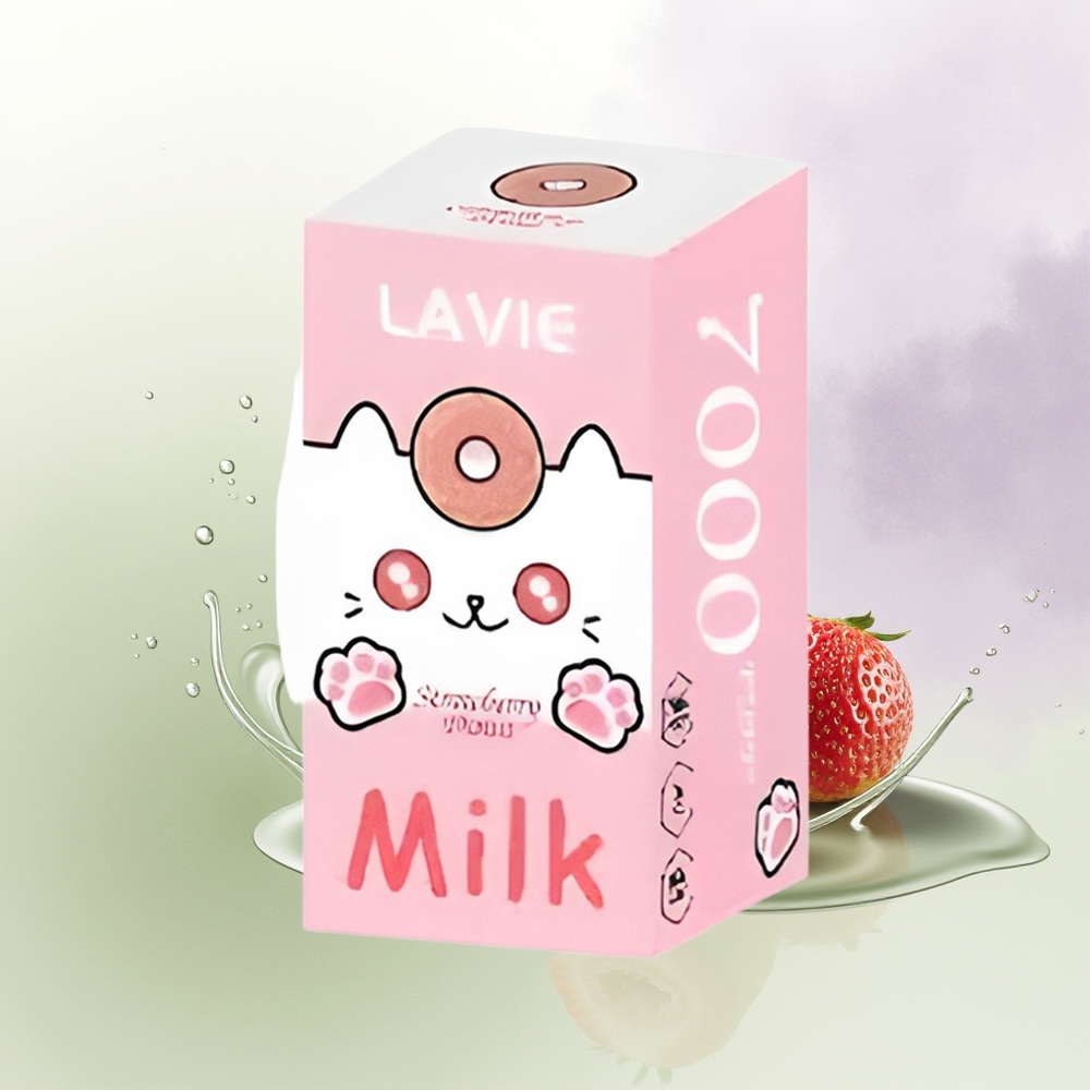 LAVIE Milk 7000 Pūši Zemeņu Donuts 16ML 600mAh