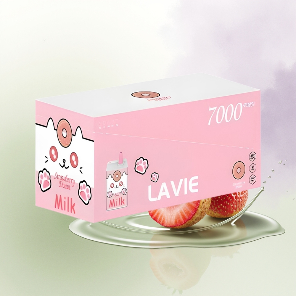 LAVIE Milk 7000 Pūši Zemeņu Donuts 16ML 600mAh