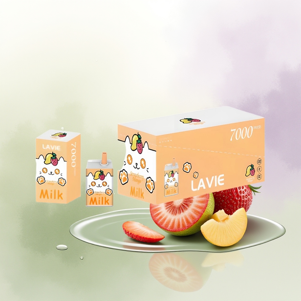 LAVIE Milk 7000 Pūšu Zemenes Mango 16ML 600mAh