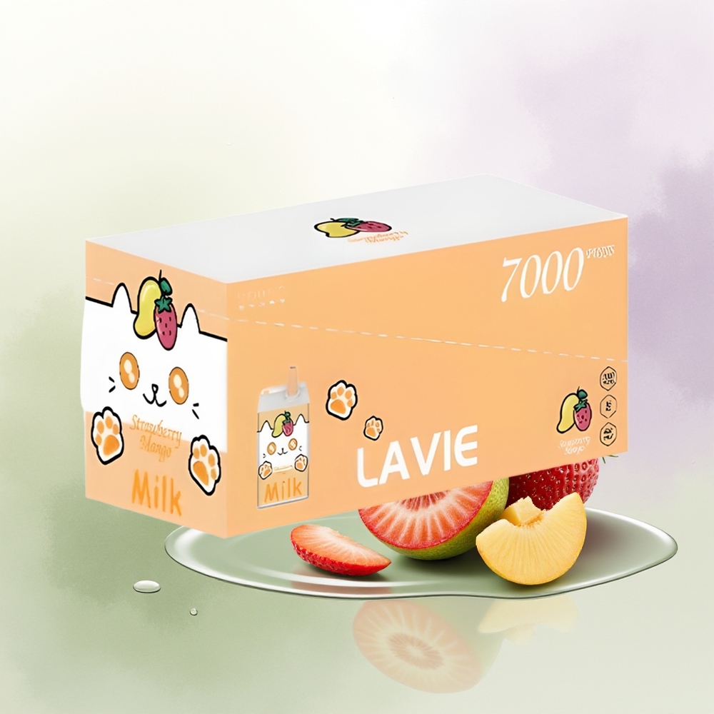 LAVIE Milk 7000 Pūšu Zemenes Mango 16ML 600mAh