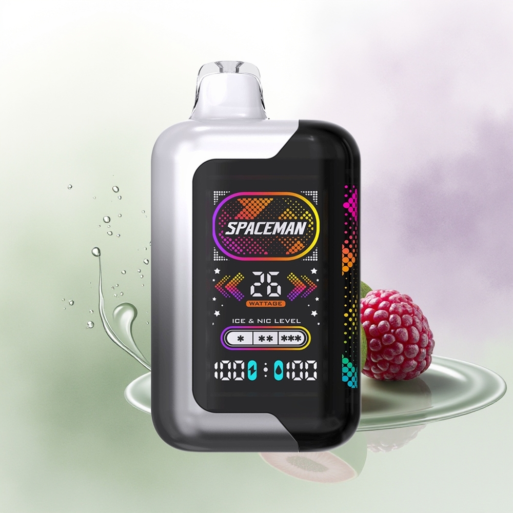 SMOK SPACEMAN SP40000 Divu mutes 20ml Melnāogu Aveņu Vienreizējās Lietošanas Vape