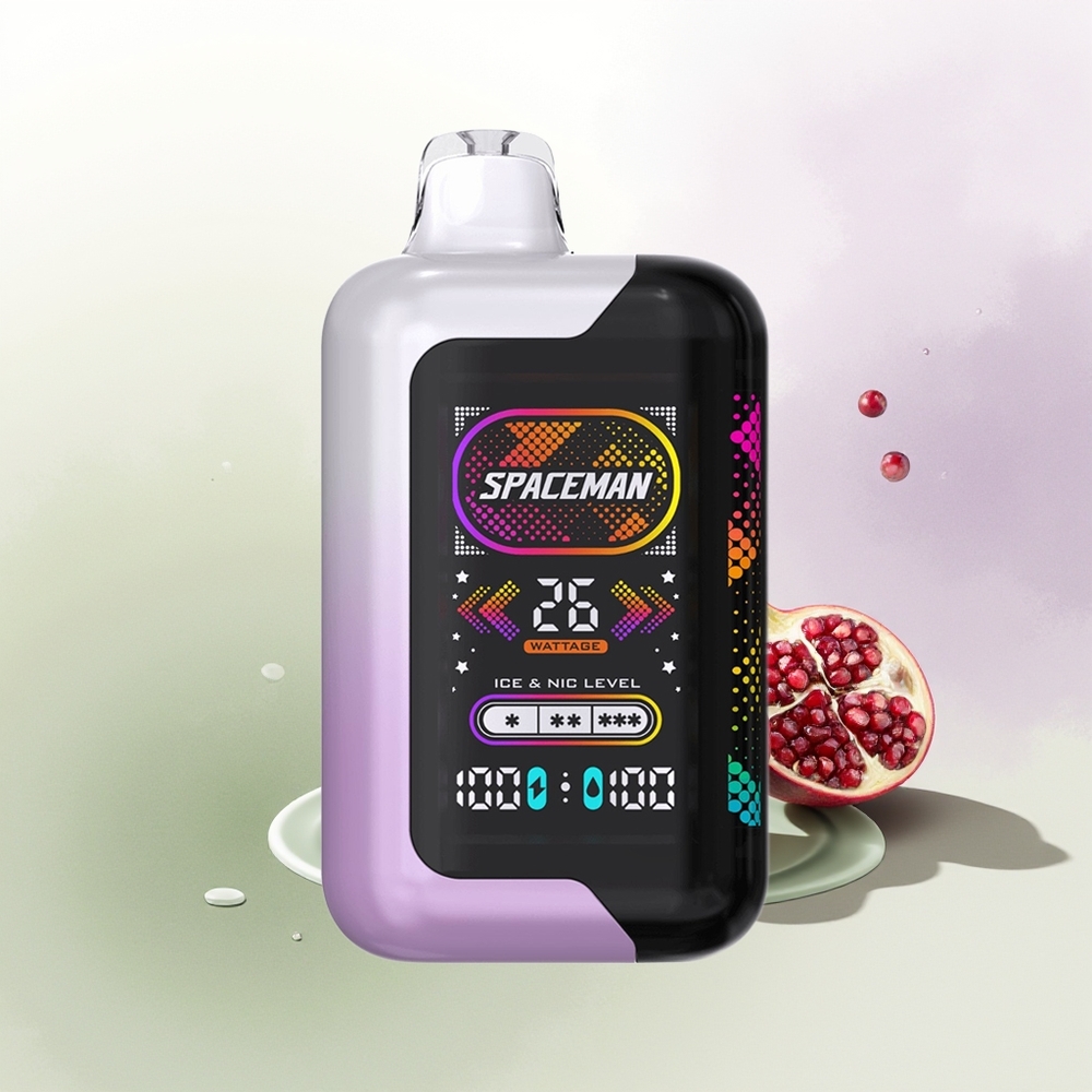 SMOK SPACEMAN SP40000 Divvietu Vienreizējās Lietošanas Vape Ķiršu Granāts 20ml 50mg/ml