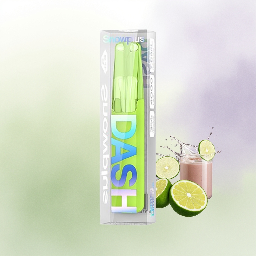Snowplus Dash 4000 Pūšu Disposable Device Citrons Laime Ledus Keramika 530 mAh