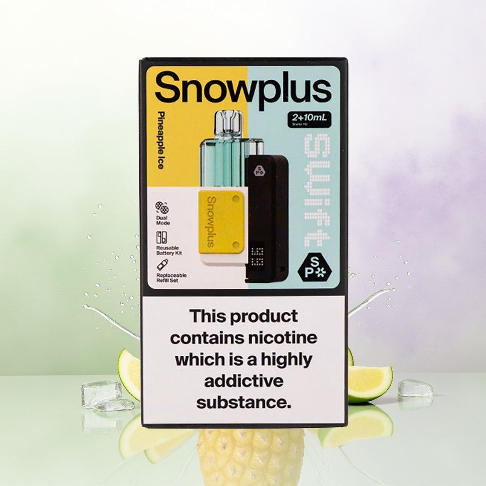 Snowplus Swift 5000 Puffs 1000 mAh Dual Mesh Ananāsu Ledus