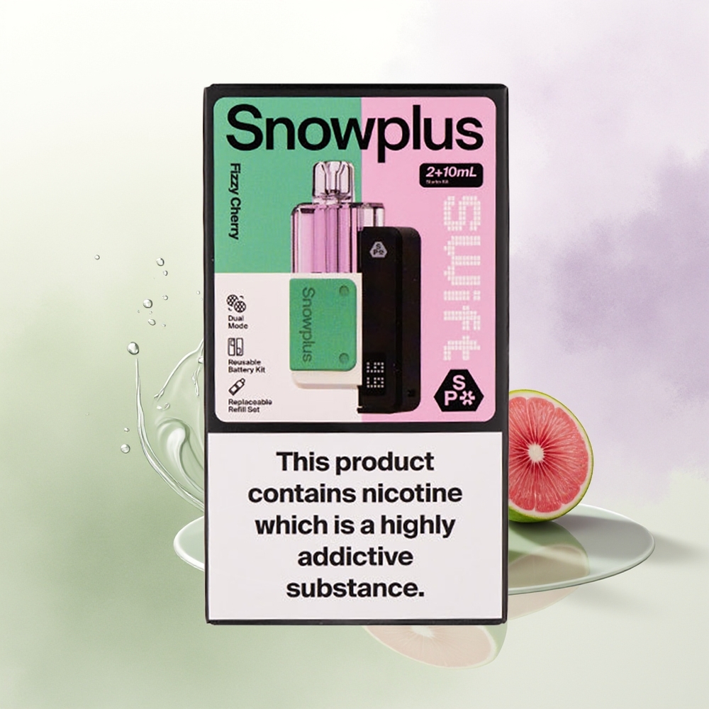 Snowplus Swift 5000 Puffs Duālais Režģis 1000 mAh Sampampāja Ķirsis