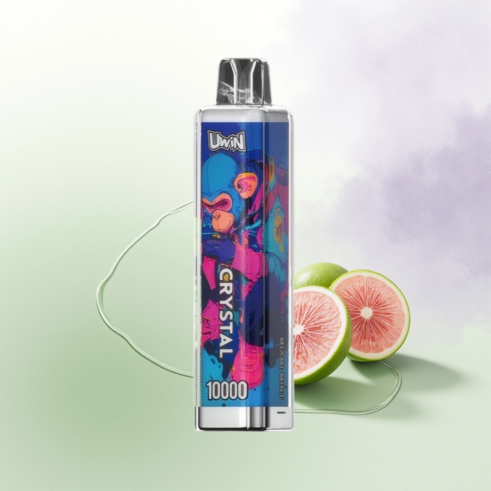 UWIN Crystal 10000 Puffs Miami Mēta RGB Gaismas