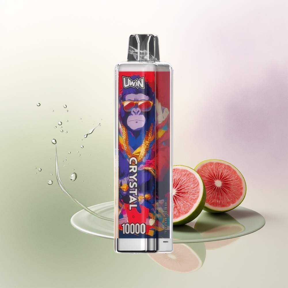 UWIN Crystal 10000 Puffs Vienreizējās Lietošanas Vape Sarkanā Bull (RGB Gaismas 5 Nikotīns)