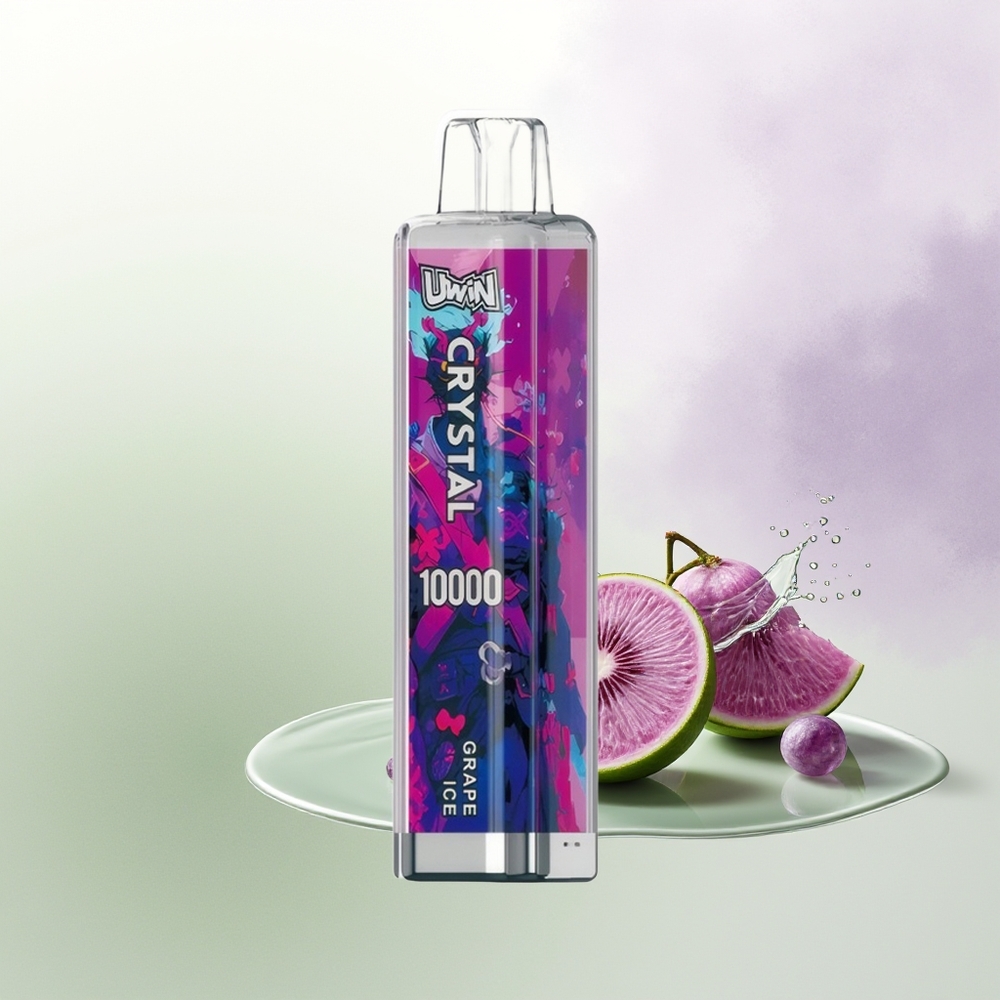 UWIN Crystal 10000 Puffs Vīnogu Ledus RGB Gaismas