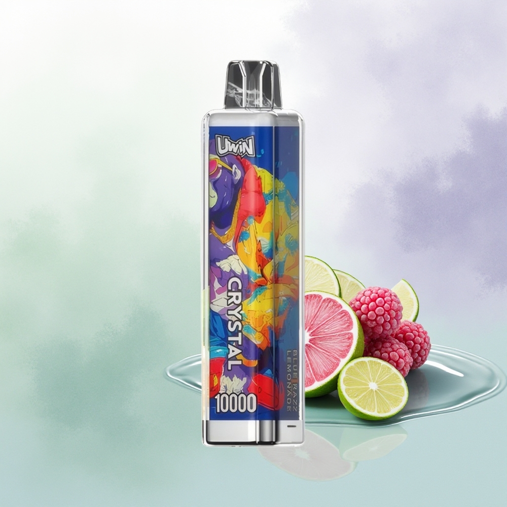 UWIN Crystal 10000 Puffs Zilā Aveņu Limonāde RGB Gaismas