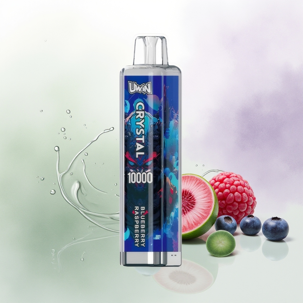 UWIN Crystal 10000 Puffs Zilā Oga Avene RGB Gaismas