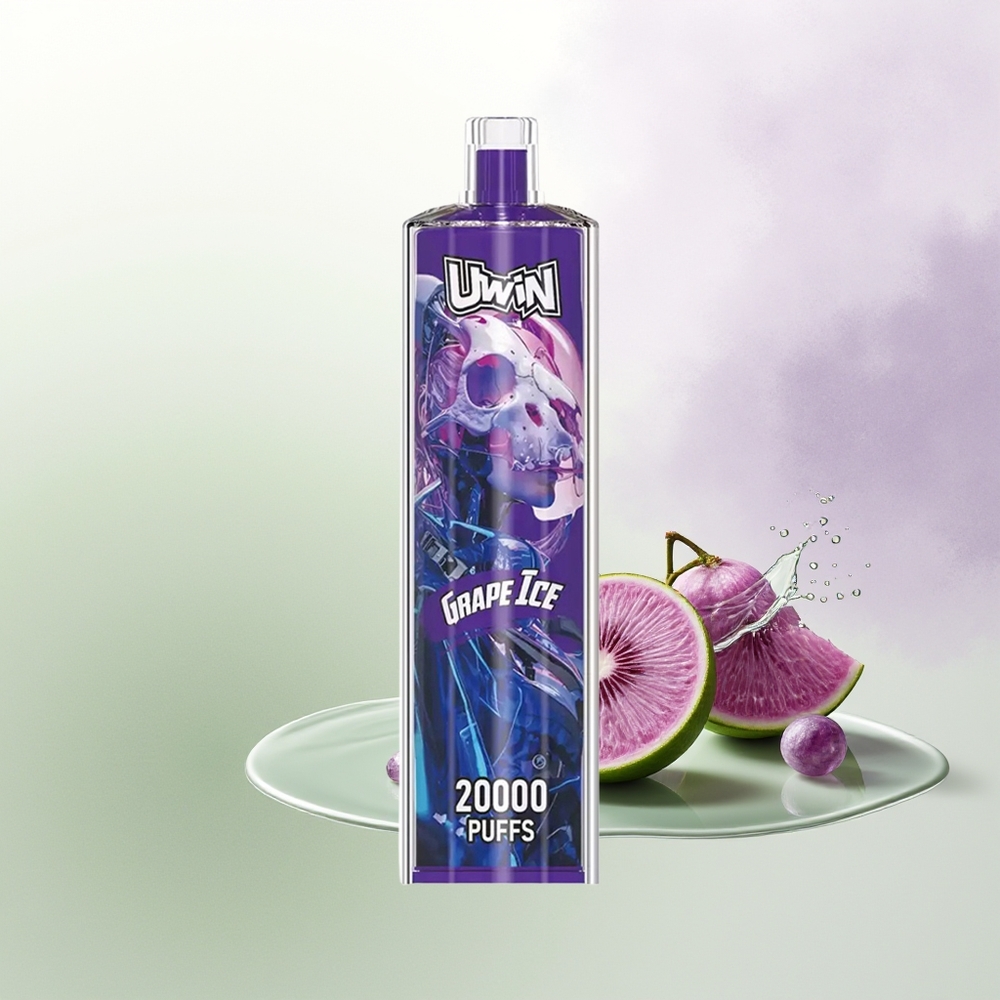 UWIN Shisha Hookah Crystal 20000 Puffs 22ml Vīnogu Ledus