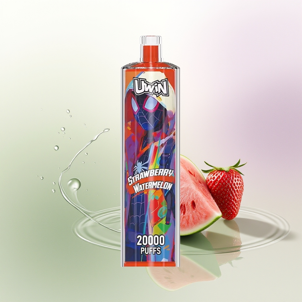 UWIN Shisha Hookah Crystal 20000 Puffs Zemeņu Arbūzs 0 22ml