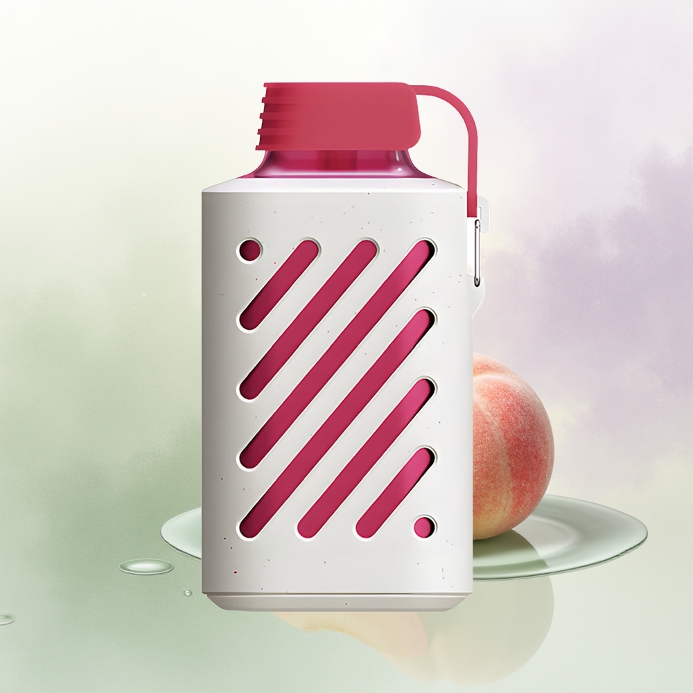 VOZOL GEAR 10000 Pūšas Persiku Ledus VAPM režģa spole 20ml e-šķidrums