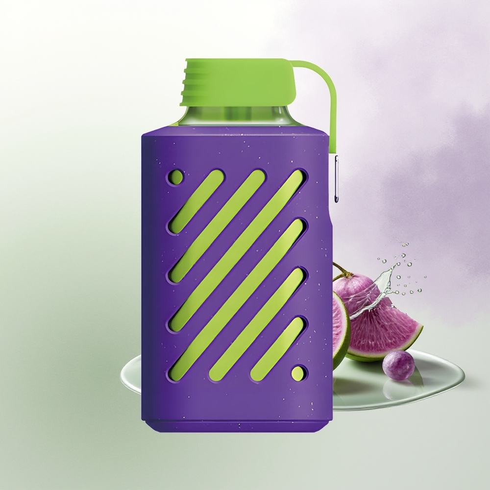 VOZOL GEAR 10000 Pūšu Vīnogu Ledus Vienreizējās Lietošanas Vape ar 20 ml Šķidruma un 50mg/ml Nikotīna