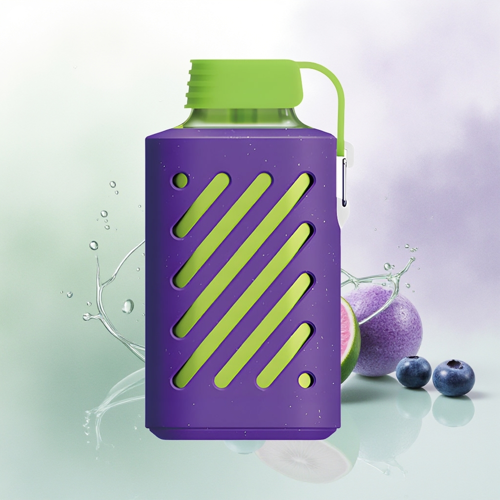 VOZOL GEAR 10000 Pūšu Zemenes Ledus Vienreizējās Lietošanas Vape ar 20 ml E-šķidruma Ietilpību un VAMT sietu spole