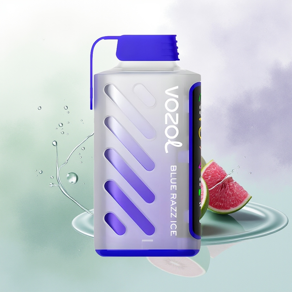 VOZOL Gear Power 20000 Pūti 20mL Zilā Aveņu Ledus
