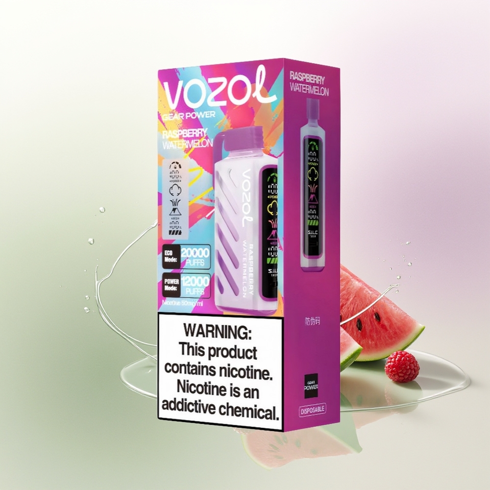 VOZOL Gear Power 20000 Pūšu Avenes Arbūzs SiLC Tech 20mL