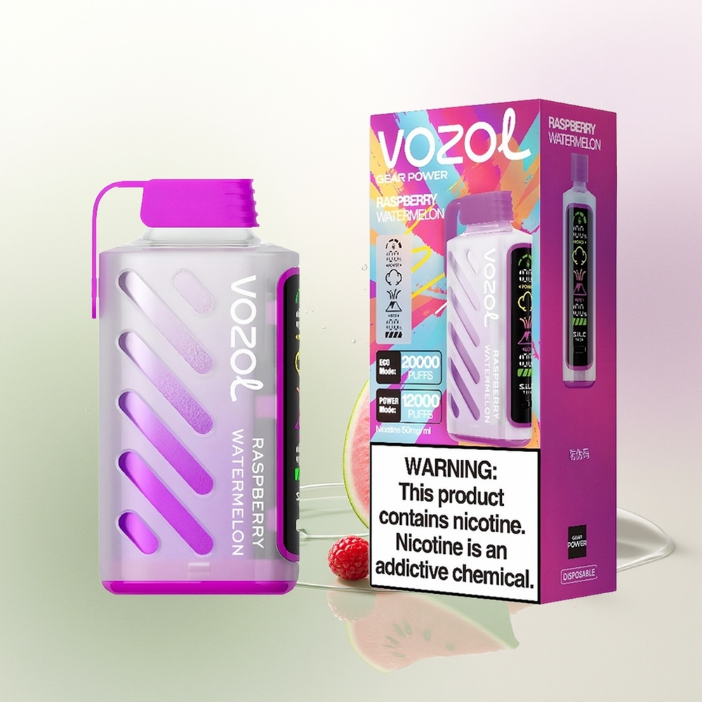 VOZOL Gear Power 20000 Pūšu Avenes Arbūzs SiLC Tech 20mL