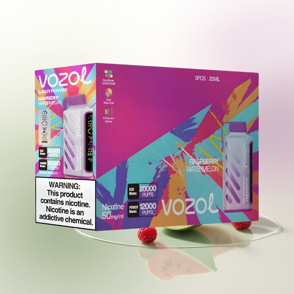 VOZOL Gear Power 20000 Pūšu Avenes Arbūzs SiLC Tech 20mL