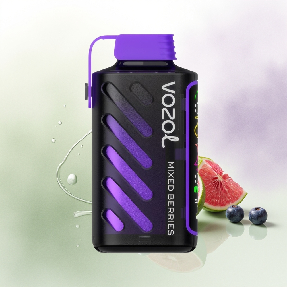 VOZOL Gear Power 20000 Pūšu Jauktās Ogles Vienreizējās Lietošanas Vape ar SiLC Tech un Dual Mesh Coil