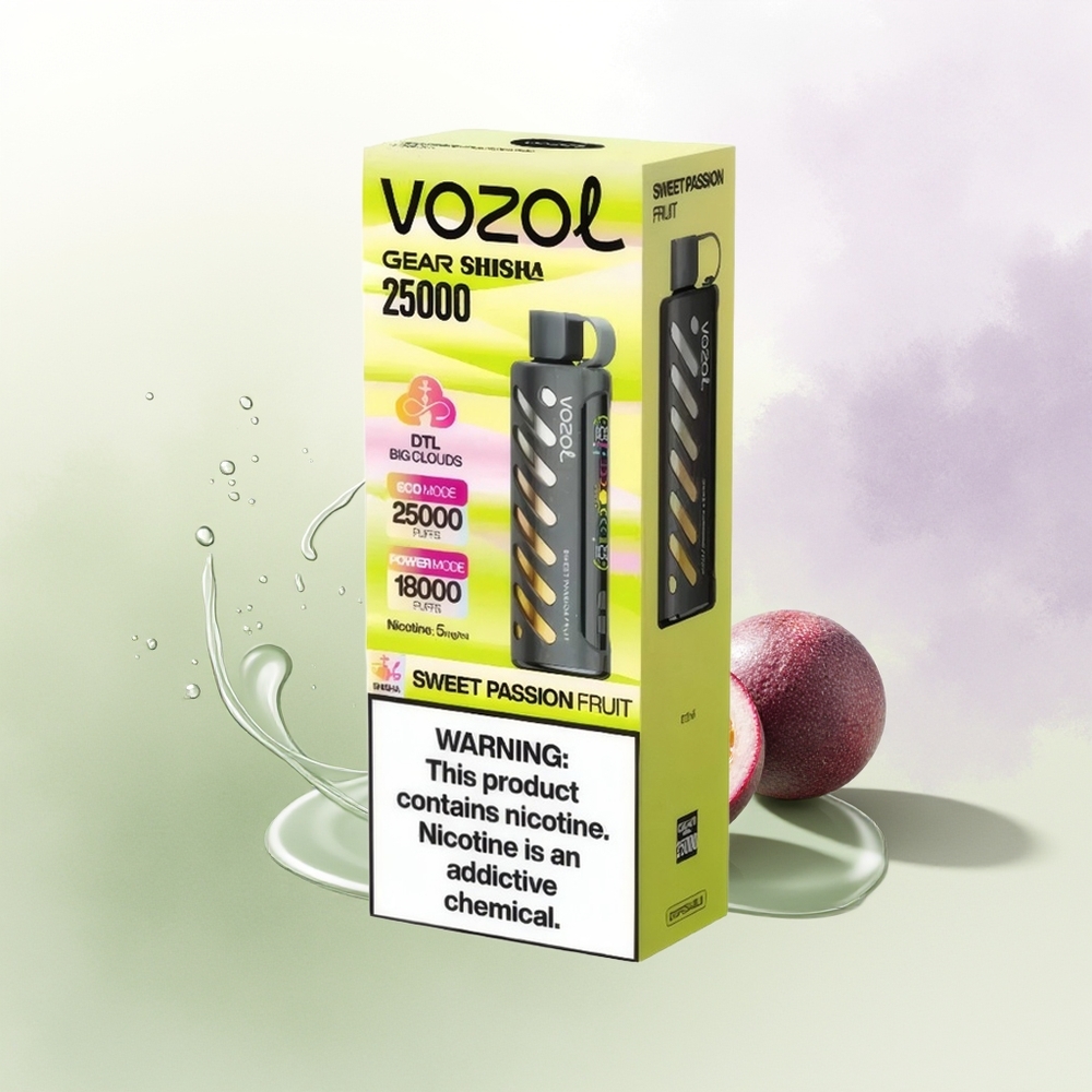 VOZOL Gear Shisha 25000 Puffs Saldā Pašifrukts Dual Mesh