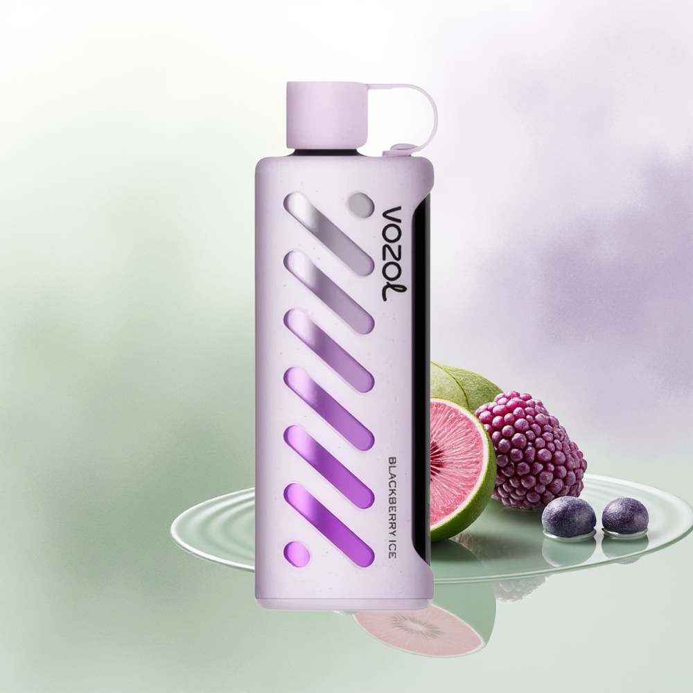 VOZOL Gear Shisha 25000 Pūšas Melnā Oga Ledus SiLC Tech Dual Modes