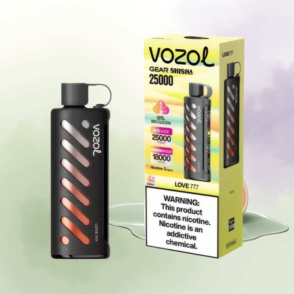 VOZOL Gear Shisha 25000 Pūšas Mīlestība 777 Divrežģu Režīmi 30 Garšas