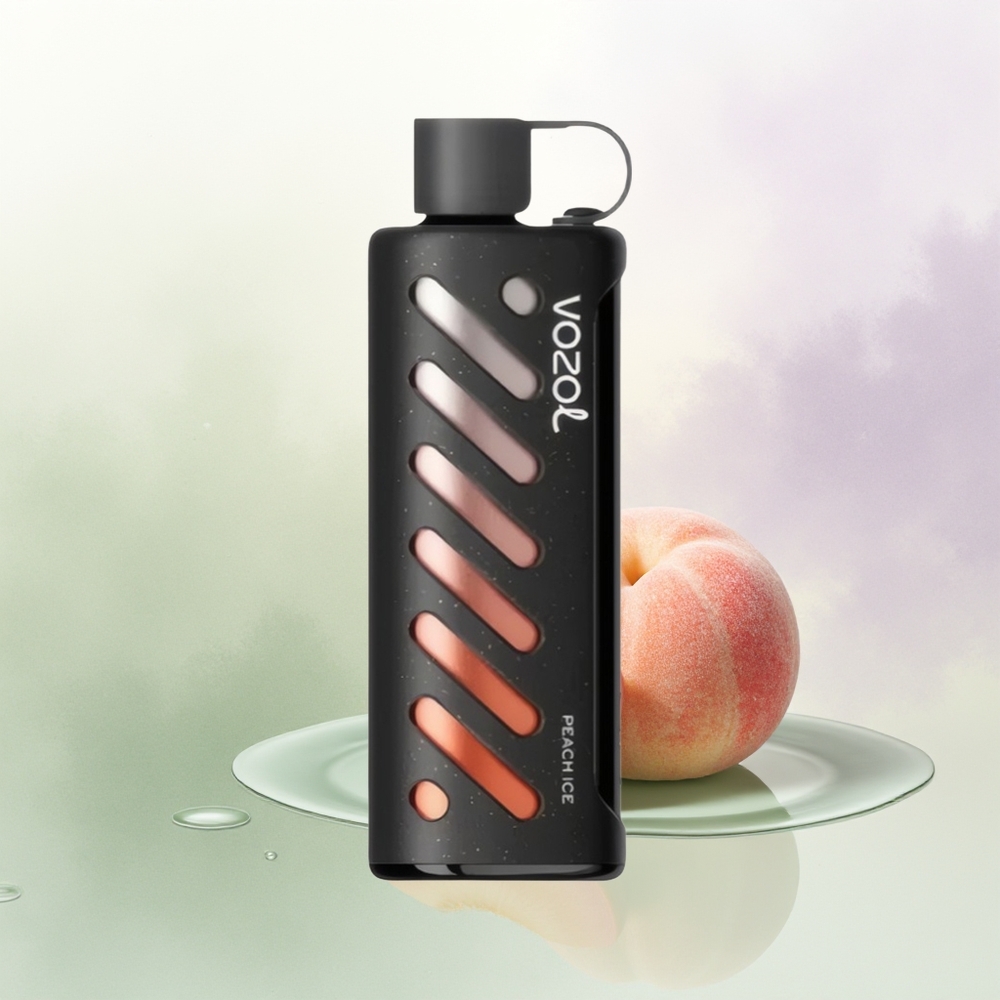 VOZOL Gear Shisha 25000 Pūšu Persiku Ledus ar 5mg/ml Nikotīna un 1000mAh Akumulatoru