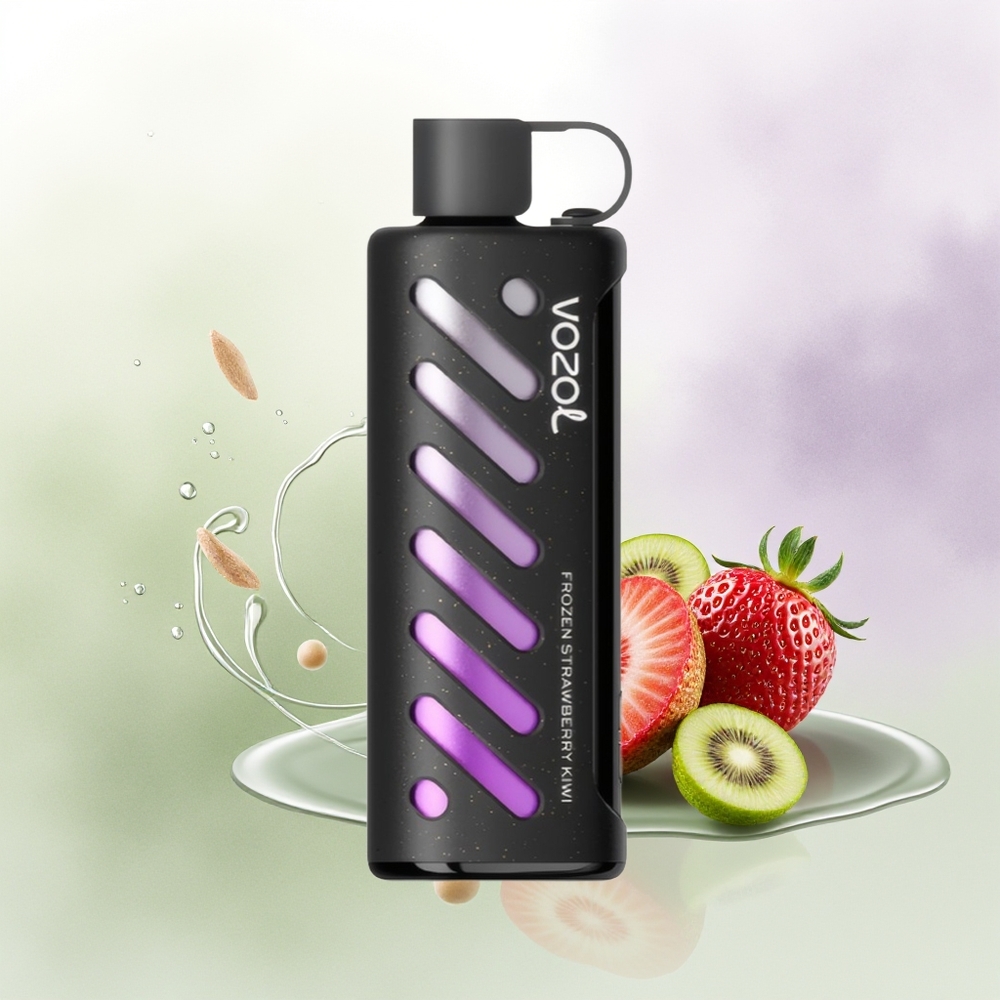 VOZOL Gear Shisha 25000 Pūšu Saldēta Zemeņu Kiwi Divrežģimodu