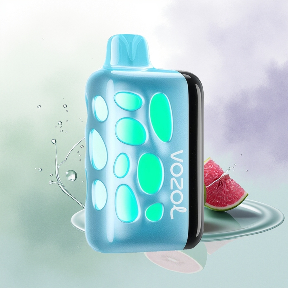 VOZOL RAVE 40000 Disposable Vapa Zilā Aveņu Ledus ar 270 Grādu Spīduma Dizainu un 20/50mg/ml Nikotīna