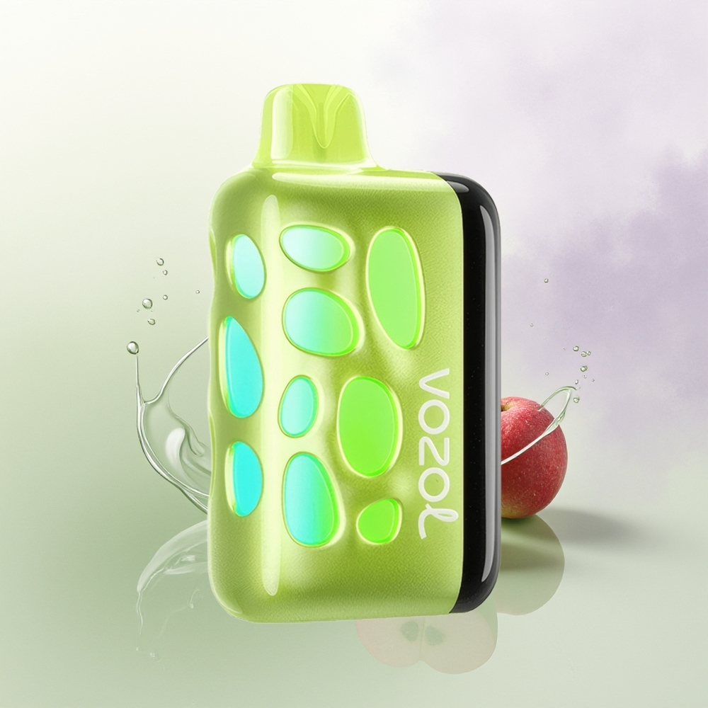 VOZOL RAVE 40000 Dispozabla Vape Dubultā Ābele 270 Grādu Spīdēšana + 20/50mg/ml Nikotīns