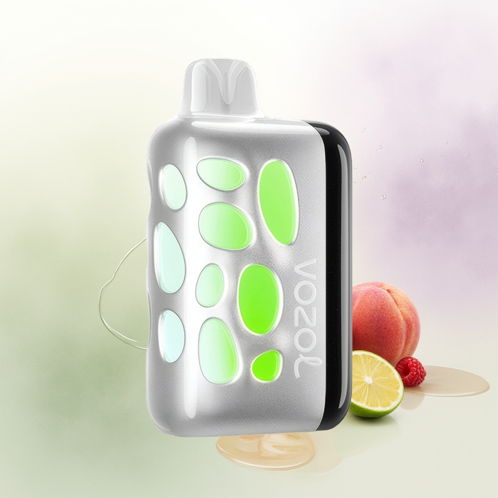 VOZOL RAVE 40000 Vienreizējās Lietošanas Vape Persiku Aveņu Limonāde + 20/50mg/ml Nikotīns + 1000mAh Akumulators