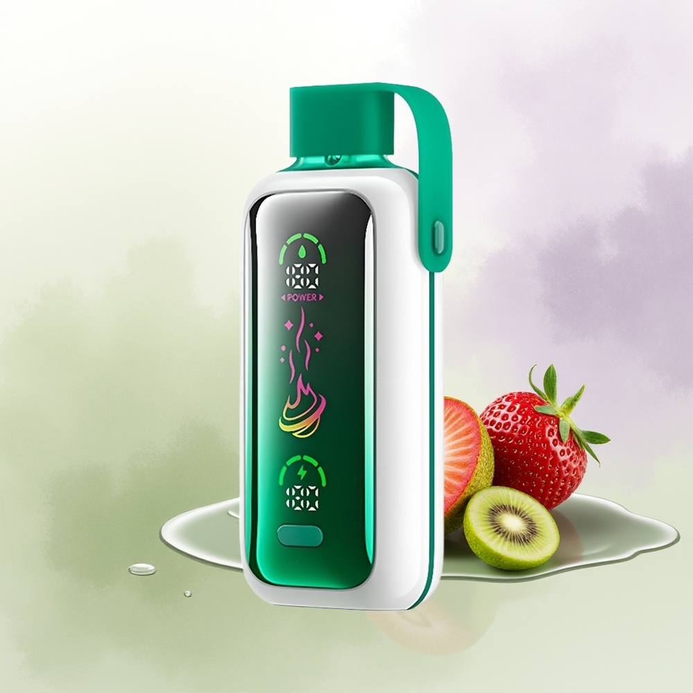 VOZOL STAR 20000 Puffs Zemenu Ķiršu Vienreizējās Lietošanas Vape HD Spoguldisplejs Dual Mesh