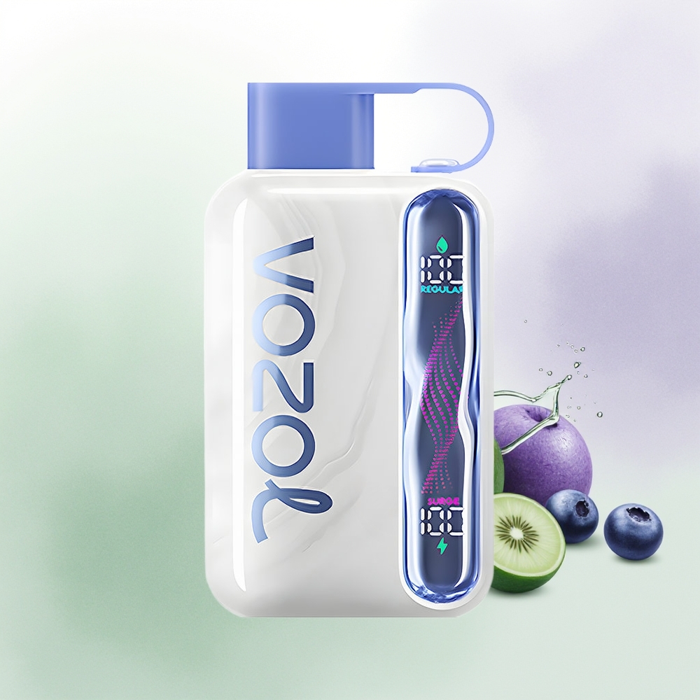 VOZOL STAR 40000 PŪPI METELE ZILĀ ĪRENE+MIETA TIPS-C 1000mAh 20mg/ml