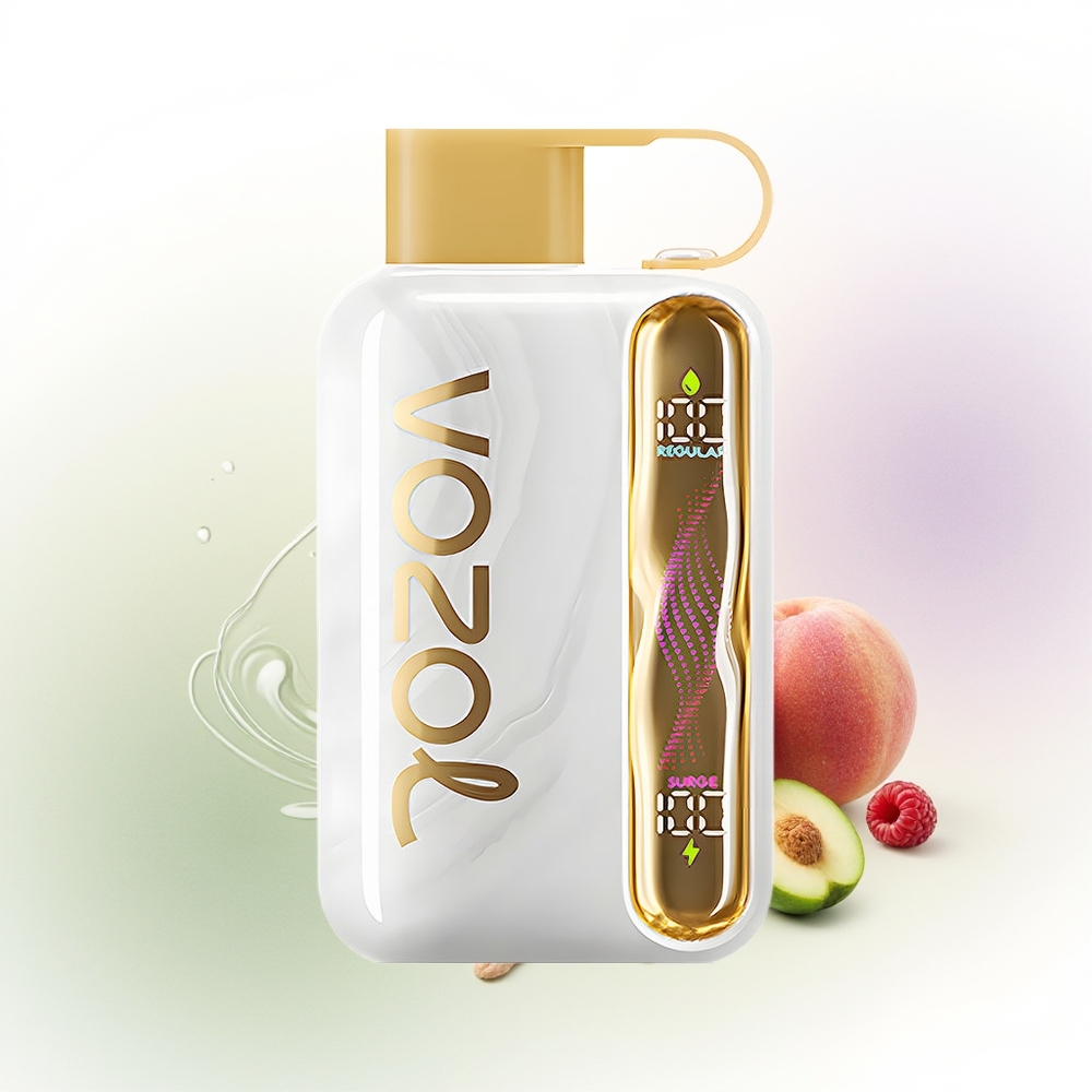 VOZOL STAR 40000 Pūšas Baltā Persiku Aveņu Vienreizējās Lietošanas Vape 1000mAh Type-C