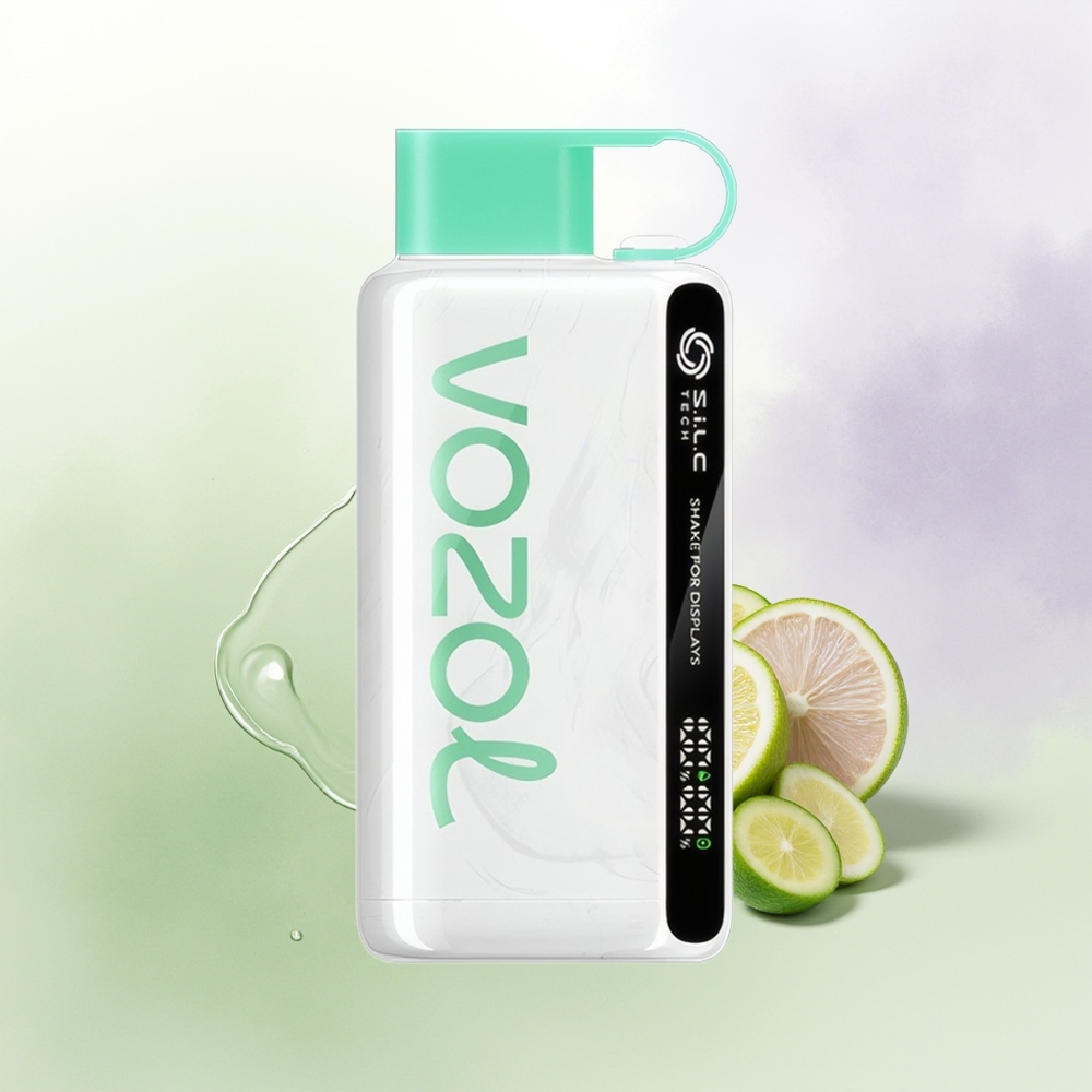 VOZOL STAR 9000/12000 Iznēsājams Vape Citrons Mētra + 650mAh + 30 ātrāka uzlāde