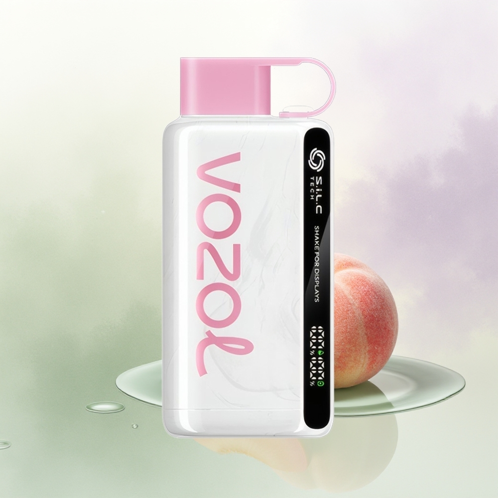 VOZOL STAR 9000/12000 Pūšu Vienreizējās Lietošanas Vape Persiku Ledus + SiLC TECH  650mAh