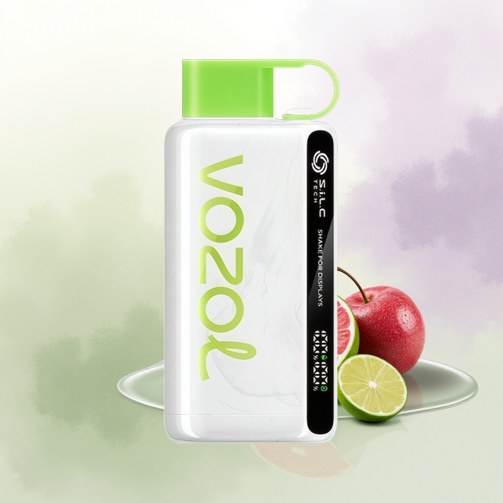 VOZOL STAR 9000/12000 Vienreizējās Lietošanas Vape Ķiršu Laima + SiLC TECH  650mAh