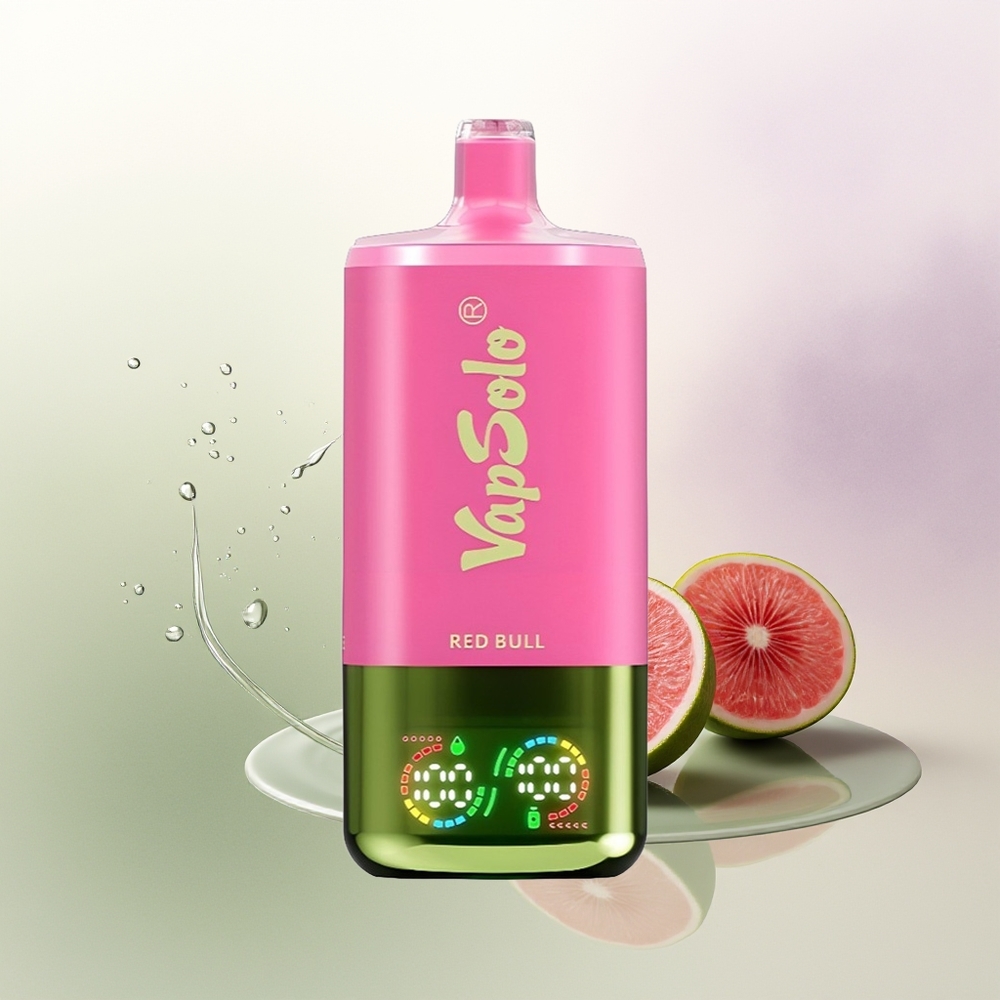 VapSolo Triple 30000 Pūšu Vienreizējās Lietošanas Vape Sarkanais Vērsis