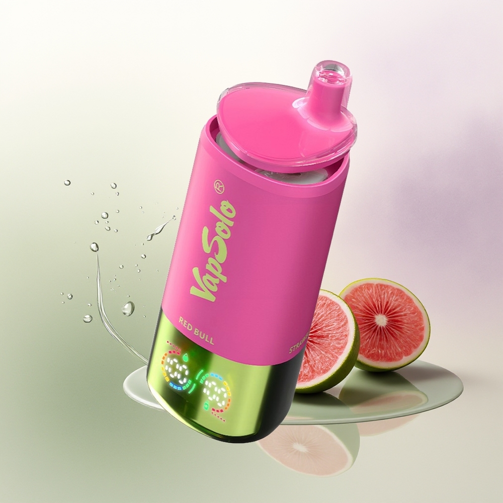 VapSolo Triple 30000 Pūšu Vienreizējās Lietošanas Vape Sarkanais Vērsis