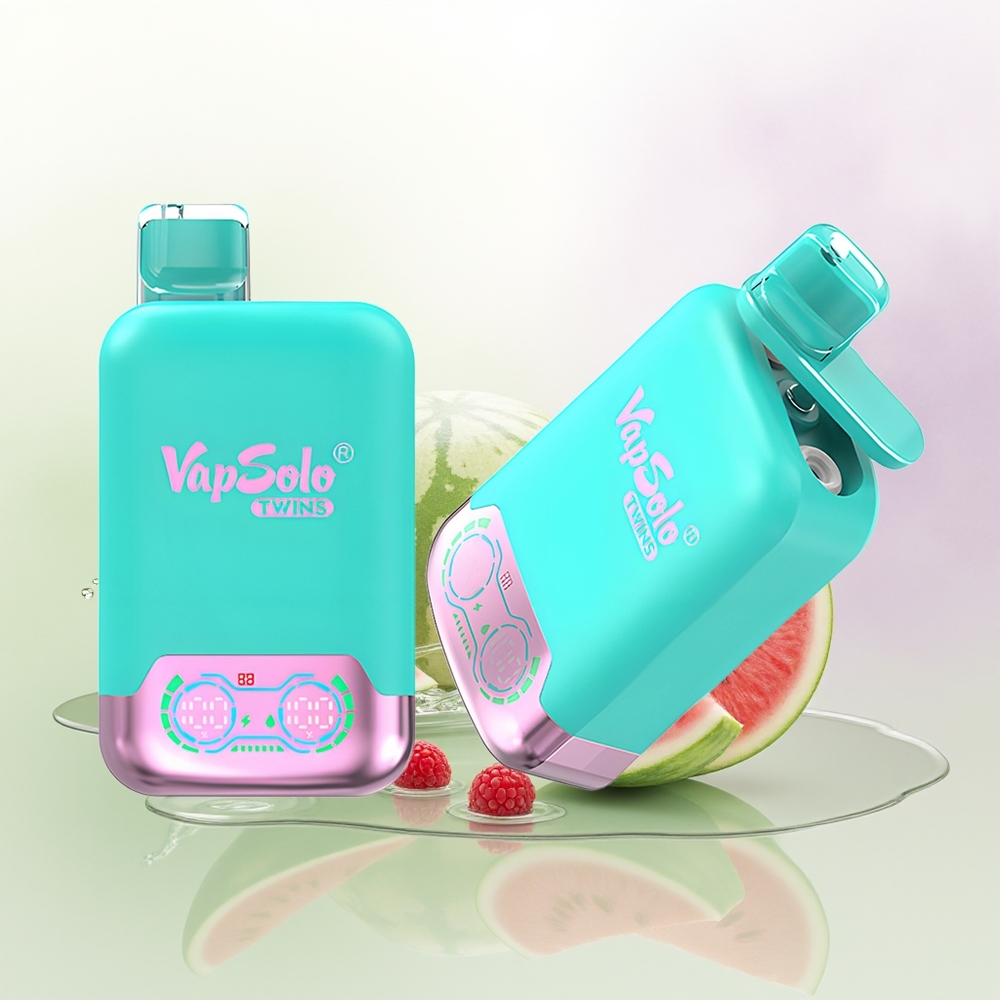 VapSolo Twins 20000 Puffs Trīs Meloni  Avenēšu Arbūzs 40ml Type-C