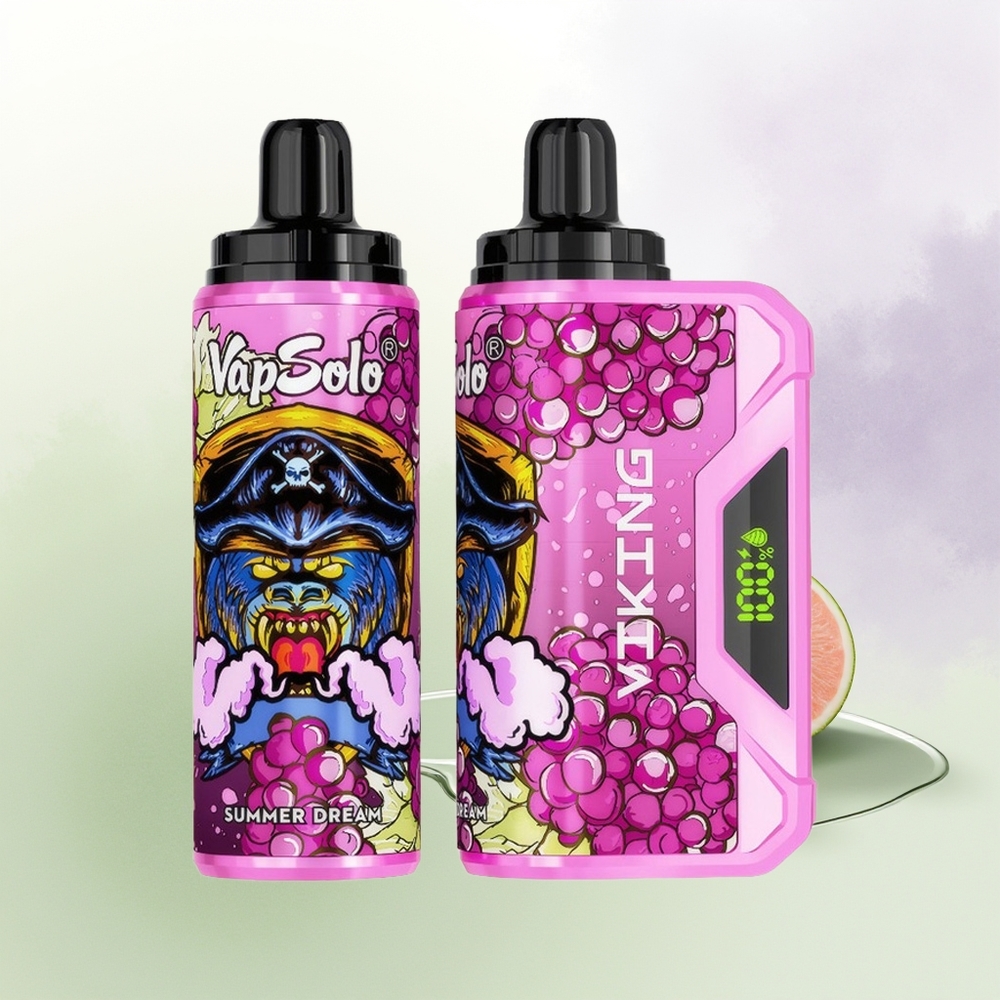 VapSolo VIKING 12000 Puffs 22ml Vasaras Sapnis Vienreizējās Lietošanas Vape